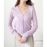 Vネックシースルーカーディガン レディース 韓国 | Dewlily | 詳細画像24 