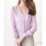 Vネックシースルーカーディガン レディース 韓国 | Dewlily | 詳細画像9 