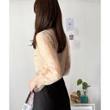 レーススリーブニット レディース ニット | Dewlily | 詳細画像25 