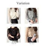 レーススリーブニット レディース ニット | Dewlily | 詳細画像5 