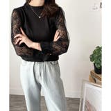 レーススリーブニット レディース ニット | Dewlily | 詳細画像8 