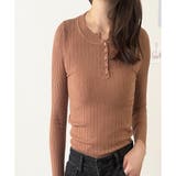 長袖リブニットトップス レディース ニット | Dewlily | 詳細画像14 