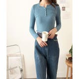 長袖リブニットトップス レディース ニット | Dewlily | 詳細画像27 