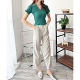 スキッパー半袖ポロニット レディース 韓国 | Dewlily | 詳細画像21 