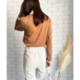 襟付きバイカラーリブトップス レディース トップス | Dewlily | 詳細画像13 