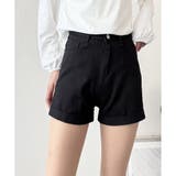 ブラック | デニム風ショートパンツ レディース 韓国 | Dewlily