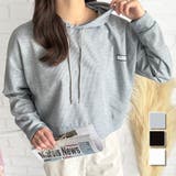 フード付きプルオーバー 韓国 ファッション | Dewlily | 詳細画像1 
