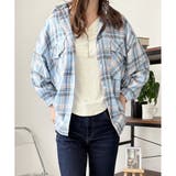オーバーサイズチェック柄シャツ レディース 韓国 | Dewlily | 詳細画像10 