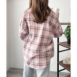 オーバーサイズチェック柄シャツ レディース 韓国 | Dewlily | 詳細画像16 