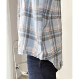 オーバーサイズチェック柄シャツ レディース 韓国 | Dewlily | 詳細画像21 