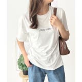 フロントロゴ半袖Tシャツ 夏トップス 半袖 | Dewlily | 詳細画像10 