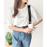 フロントロゴ半袖Tシャツ 夏トップス 半袖 | Dewlily | 詳細画像12 