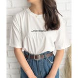 フロントロゴ半袖Tシャツ 夏トップス 半袖 | Dewlily | 詳細画像15 