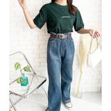 フロントロゴ半袖Tシャツ 夏トップス 半袖 | Dewlily | 詳細画像24 