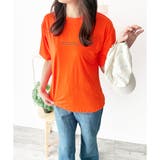 フロントロゴ半袖Tシャツ 夏トップス 半袖 | Dewlily | 詳細画像4 
