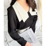 シワ加工セーラーカラーブラウス ブラウス 軽やか | Dewlily | 詳細画像13 