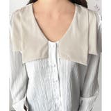 シワ加工セーラーカラーブラウス ブラウス 軽やか | Dewlily | 詳細画像19 