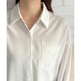 エアリーオーバーシャツ シャツ ラフ | Dewlily | 詳細画像17 