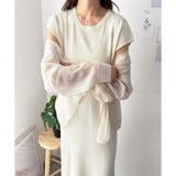 ニットストレートワンピース ワンピース ニット | Dewlily | 詳細画像9 