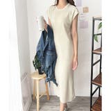 アイボリー | ニットストレートワンピース ワンピース ニット | Dewlily