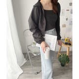 ショート丈ドロストブルゾン ライトアウター ジャケット | Dewlily | 詳細画像13 