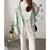 ショート丈ドロストブルゾン ライトアウター ジャケット | Dewlily | 詳細画像16 