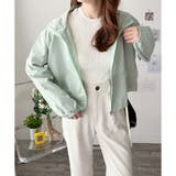 ショート丈ドロストブルゾン ライトアウター ジャケット | Dewlily | 詳細画像17 