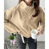 ショート丈ドロストブルゾン ライトアウター ジャケット | Dewlily | 詳細画像23 