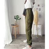 カーゴ風ジョガーパンツ レディース 無地 | Dewlily | 詳細画像13 