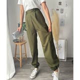 カーゴ風ジョガーパンツ レディース 無地 | Dewlily | 詳細画像15 