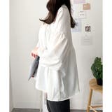 Vネックギャザーブラウス ブラウス 軽やか | Dewlily | 詳細画像14 