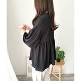 Vネックギャザーブラウス ブラウス 軽やか | Dewlily | 詳細画像22 