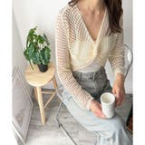 透かし編みねじりショートトップス 韓国 ファッション | Dewlily | 詳細画像15 