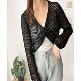 透かし編みねじりショートトップス 韓国 ファッション | Dewlily | 詳細画像20 