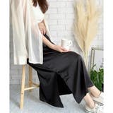 サテン風ロングスカート レディース 無地 | Dewlily | 詳細画像25 