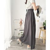 リボン付きロングスカート レディース 無地 | Dewlily | 詳細画像14 
