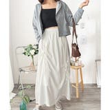 リボン付きロングスカート レディース 無地 | Dewlily | 詳細画像17 