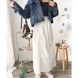 リボン付きロングスカート レディース 無地 | Dewlily | 詳細画像9 