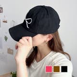 リボン刺繍キャップ レディース ベースボールキャップ | Dewlily | 詳細画像1