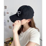 リボン刺繍キャップ レディース ベースボールキャップ | Dewlily | 詳細画像4