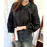 リラックスパフスリーブブラウス 体型カバー 長袖 | Dewlily | 詳細画像21 