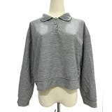 ショート丈ワッフル風ポロプルオーバー 韓国 レディース | Dewlily | 詳細画像17 