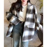 ラウンドネックメロウフリルリブニット 体型カバー 白 | Dewlily | 詳細画像13 