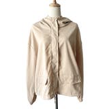 ショート丈ドロストフードジャケット マウンテンパーカー 体型カバー | Dewlily | 詳細画像25 