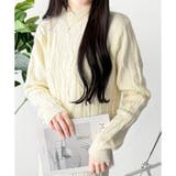 レースドッキングニットワンピース ワンピース ロング丈 | Dewlily | 詳細画像10 