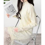 レースドッキングニットワンピース ワンピース ロング丈 | Dewlily | 詳細画像14 