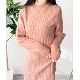 レースドッキングニットワンピース ワンピース ロング丈 | Dewlily | 詳細画像22 