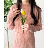 レースドッキングニットワンピース ワンピース ロング丈 | Dewlily | 詳細画像23 