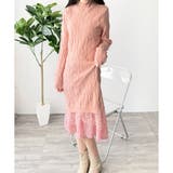 レースドッキングニットワンピース ワンピース ロング丈 | Dewlily | 詳細画像27 