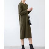 ナチュラルフィット裏起毛ワンピース ロング あったか | Dewlily | 詳細画像19 